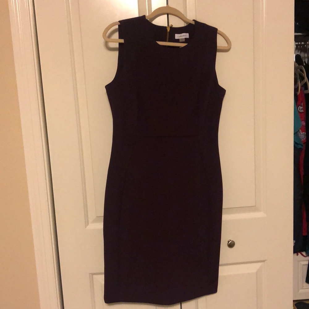 Purple Calvin Klein dress